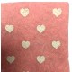 Dolls House Pink Rug with White Hearts Miniature Flooring Accessory 1:12 Scale