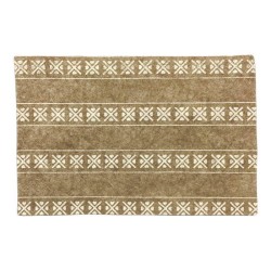 Dolls House Cappuccino Heathered Scandi Rug Miniature Flooring Accessory 1:12
