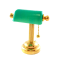 Dolls House Miniature 1:12 Scale Lighting LED Battery Light Green Desk Lamp