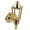 Dolls House Miniature 1:12 Lighting LED Battery Light Brass Outdoor Lantern Lamp