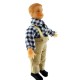 Dolls House Mini Victorian People Merry Meeting Boy Karl Peterson