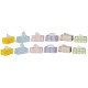 Dolls House 2 Tissue Boxes Miniature Bedroom Bathroom Accessory