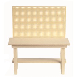 Dolls House Shed Garage Workbench Tool Bench Miniature Garden Furniture