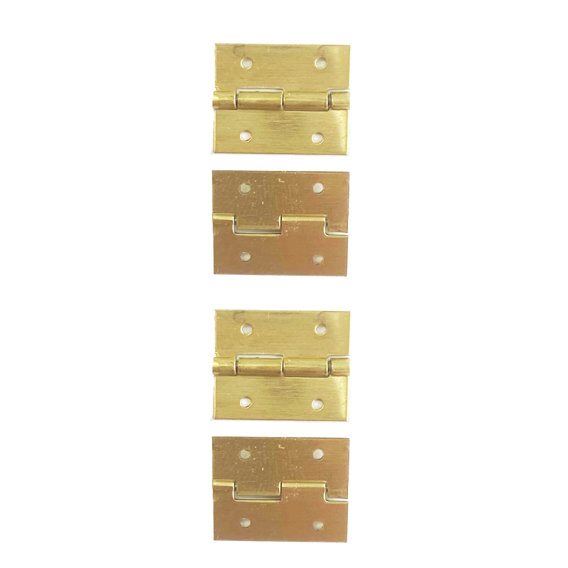 Dolls House Brass Butt Hinges 12mm x 16mm Miniature DIY Fixtures & Fittings Dolls House Brass Butt Hinges 12mm x 16mm Miniature DIY Fixtures & Fittings