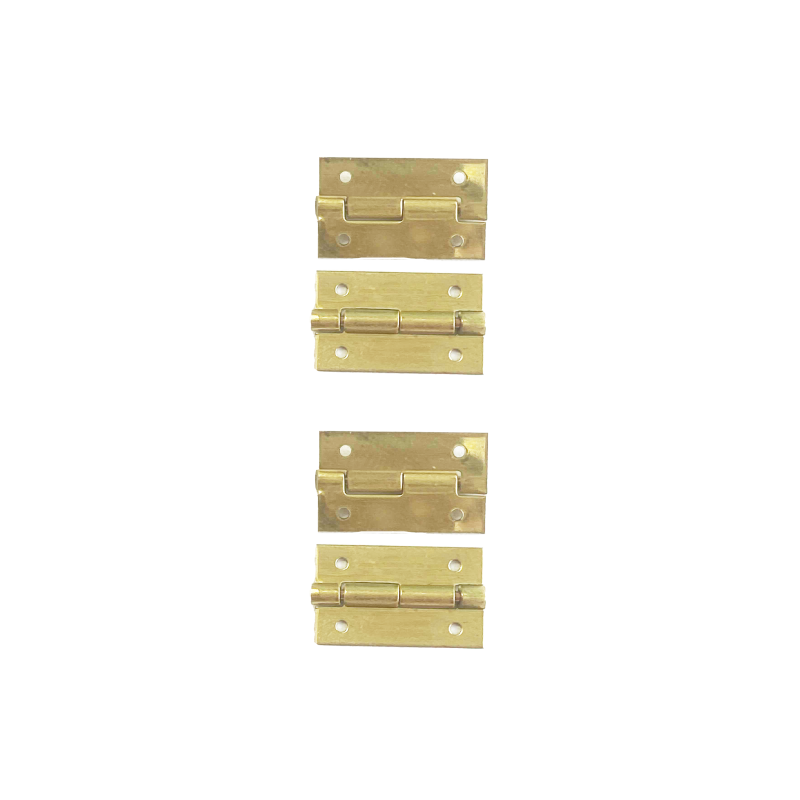 Dolls House Brass Butt Hinges 9mm x 16mm Miniature DIY Fixtures & Fittings