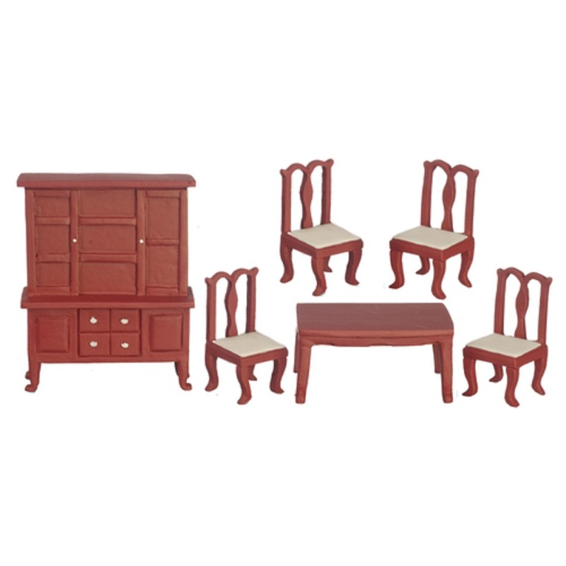 Dolls House Dining Room Furniture Set Suite 1:24 Half Inch Scale