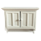 Dolls House White Wooden Wall Cabinet Modern Miniature Kitchen Furniture 1:12