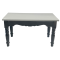 Dolls House Black & Grey Wooden Table Miniature Kitchen Dining Furniture 1:12