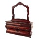 Dolls House Fancy Victorian Dressing Table Miniature Mahogany Bedroom Furniture