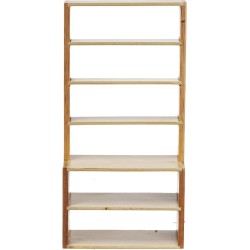 Dolls House Oak Shop Fitting Shelf Display Unit Miniature Store Furniture 1:12