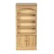 Dolls House Light Oak Bathroom Cupboard Shelf Unit Bookcase 1:12 Furniture 