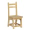 Dolls House Bare Wood Side Chair Unfinished Miniature Dining Room Furniture 1:12