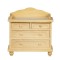 Dolls House Bare Wood Chest of Drawers Miniature Nursery Bedroom Furniture 1:12