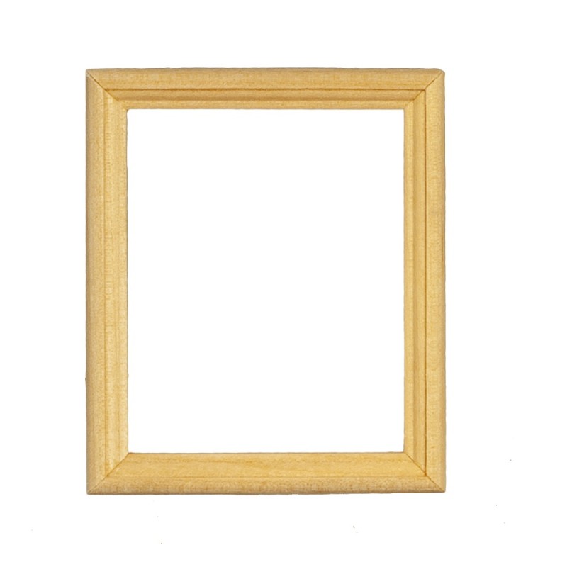 Dolls House Large Bare Wood Empty Picture Painting Frame Miniature Accessory