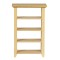 Dolls House Bare Wood Open Shelf Unit Bookcase Miniature Living Room Furniture