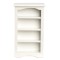 Dolls House White Wooden Small Shelf Bookcase Miniature 1:12 Scale Furniture