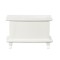 Dolls House White Queen Ann Toy Box Wedding Chest Ottoman Miniature Furniture