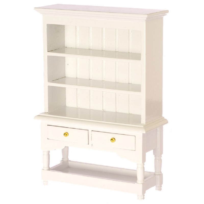 Dolls House Shabby Chic White Dresser Miniature Kitchen Dining Room Furniture