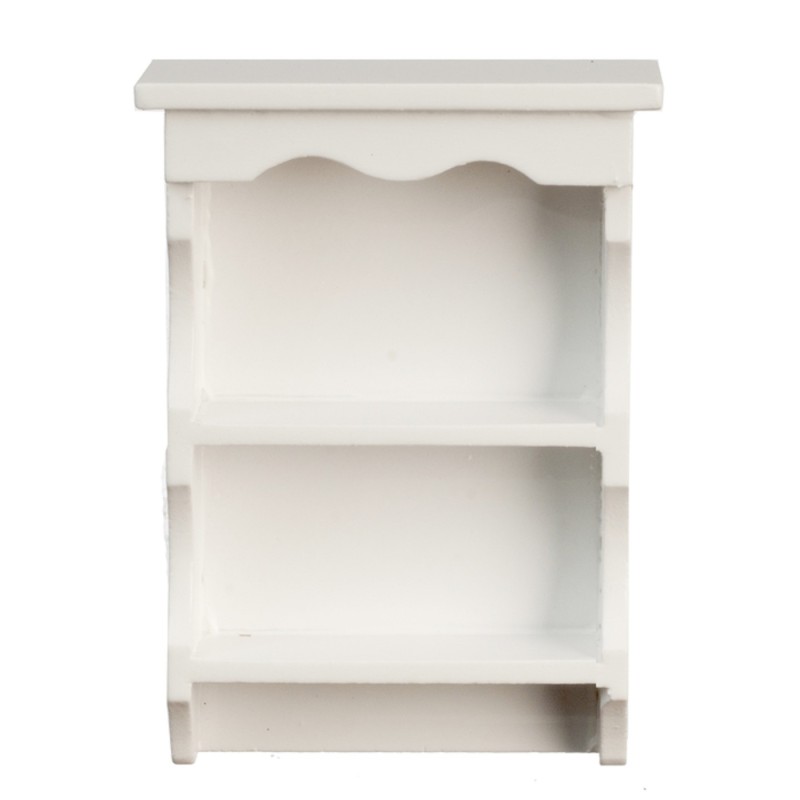 Dolls House White Sweetheart Kitchen Wall Shelf