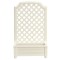 Dolls House White Planter with Trellis Garden Screening Miniature Furniture