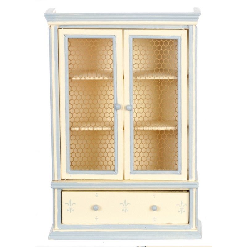 Dolls House Blue Cream Dresser Miniature Shabby Chic Dining Room Furniture