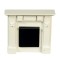 Dolls House Small Georgian White Wood Elizabeth Fireplace Miniature 1:12 Scale