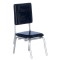 Dolls House 1950's Retro Black Kitchen Chair Cafe Diner Dining Room Furniture