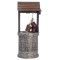 Dolls House Old Traditional Water Wishing Well Miniature Garden Furniture