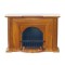 Dolls House Walnut Wooden Georgian Fireplace Miniature Living Room Furniture 