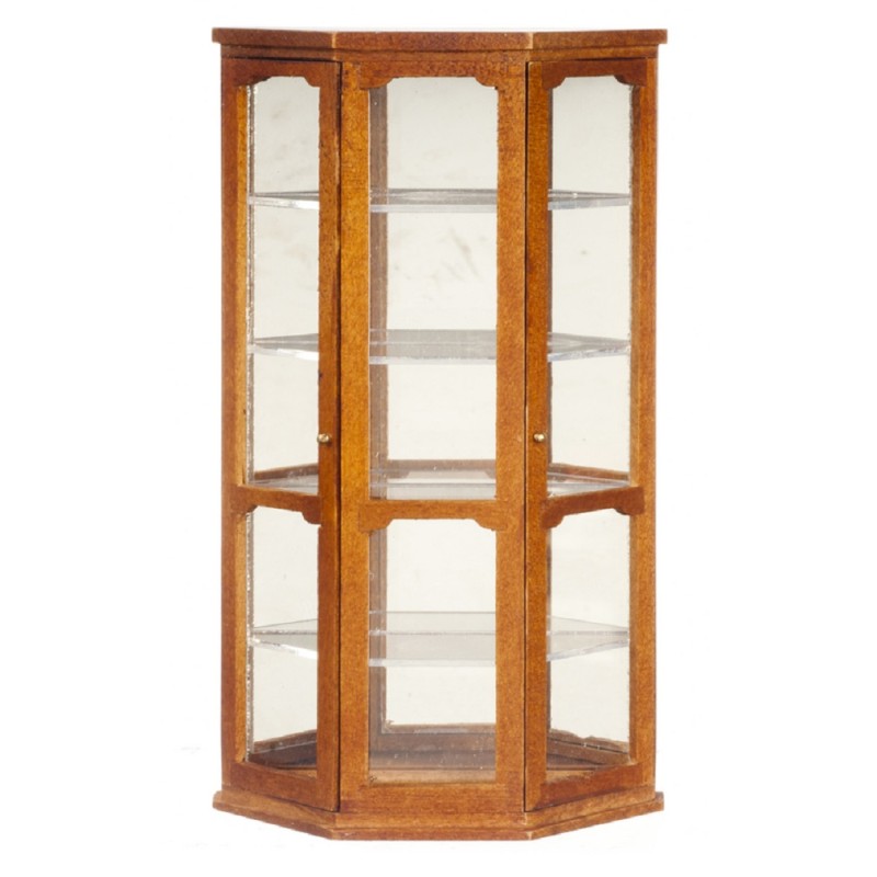 Wooden Furniture Mirrored China Curio