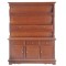 Dolls House Wooden Walnut Dresser Miniature Kitchen Dining Room Furniture 1:12