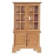 Dolls House Light Oak Corner Dresser China Cabinet Living Dining Room Furniture 