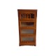 Dolls House Walnut Barrister Bookcase Cabinet Miniature Study Office Furniture