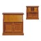 Dolls House Walnut Secretary Bureau Desk Miniature Study Office Furniture