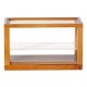 Dolls House Walnut Wooden Shop Fitting Display Case Counter Miniature Furniture