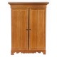 Dolls House Lincoln Walnut Wardrobe Miniature 1:12 Bedroom Furniture