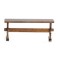 Dolls House Walnut Nook Trestle Bench Long Kitchen Dining Room Furniture