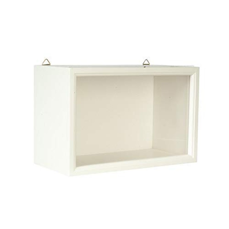 Dolls House White Shadow Room Box For Display of Miniatures Ready Assembled