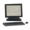 Dolls House Black Computer Modern Miniature Office Study Accessory 