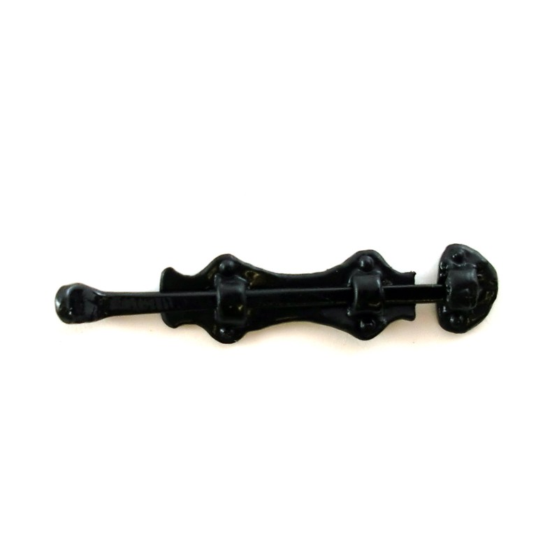 Dolls House Old Fashioned Black Door Latch Miniature Fixtures and Fittings DIY