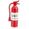 Dolls House Miniature 1:12 Scale Accessory Shop Shed Pub Red Fire Extinguisher