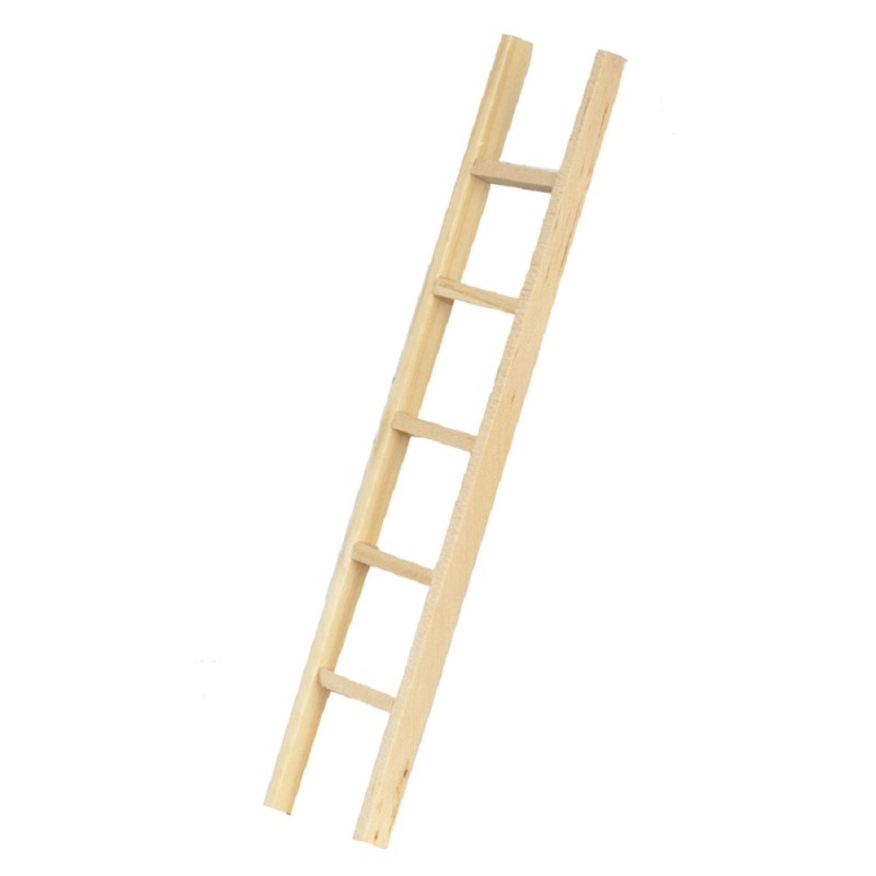 Dolls House Ladders 6" 15cm Work Decorating Accessory 1:12 Wooden Ladder