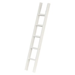 Dolls House White Straight Step Ladder 6 inch Miniature Accessory