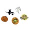 Dolls House Halloween Spooky Witch Bats Window Decorations Miniature Accessory