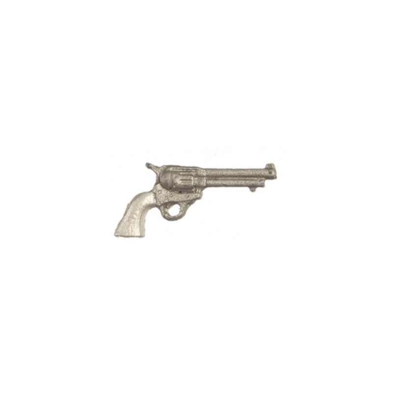 Dolls House Western 6 Gun Pistol Miniature 1:12 Ornament Accessory 