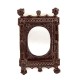 Dolls House Brown Metal Ornate Mirror Artisan Miniature Accessory 1:12 Scale