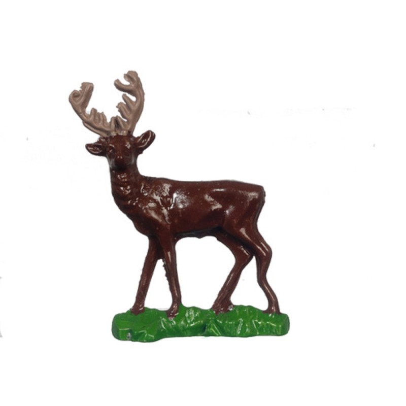 Dolls House Stag Statue Figurine Miniature 1:12 Ornament Accessory