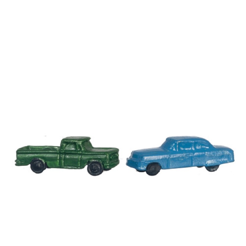 Dolls House Miniature Shop Nursery Boys Toy Truck and Car 1:12
