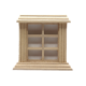 Dolls House Bare Wood 6 Pane Light Window 1:24 Half Inch Scale DIY Builders