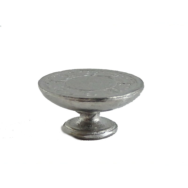 Dolls House Miniature 1:24 Scale Dining Room Accessory Metal Cake Stand